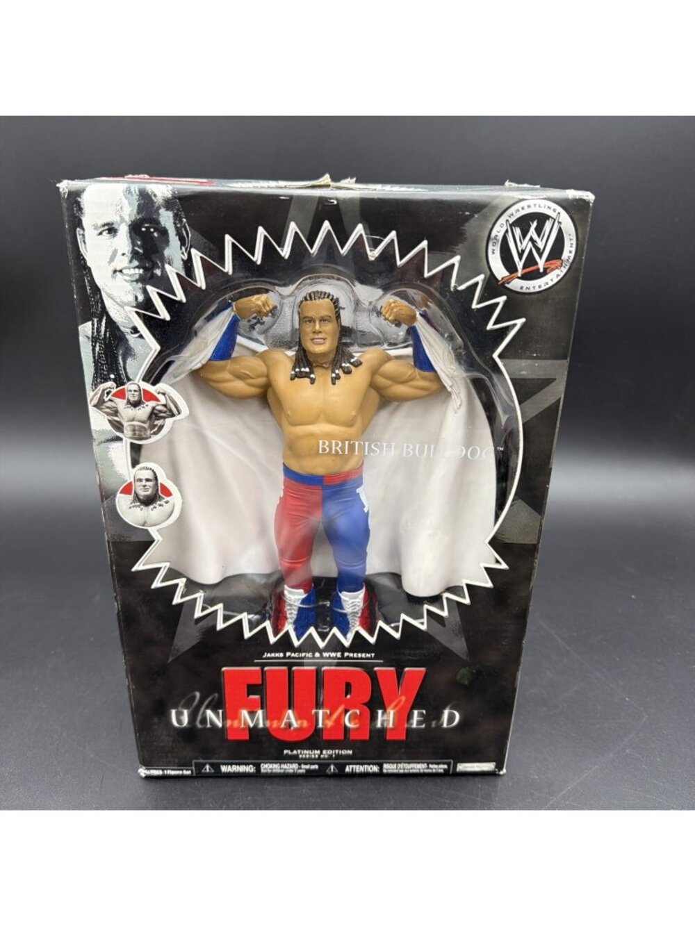 WWE Unmatched Fury British Bulldog Platinum Edition Series 7 - Box Wear